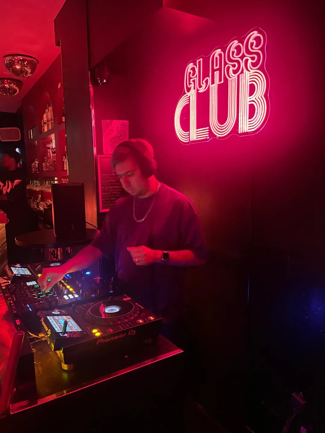 Gilberto Avalos DJing in Cannes, France